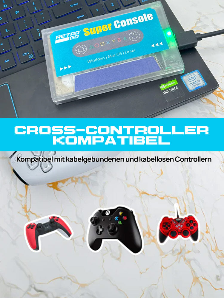 RetroGo™ Plug-and-play Mini Konsole